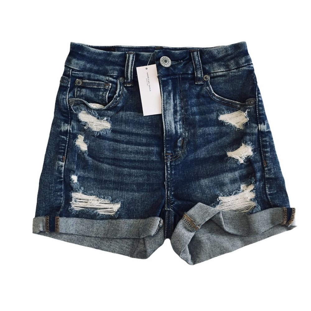 American Eagle | High-Waisted Denim Short